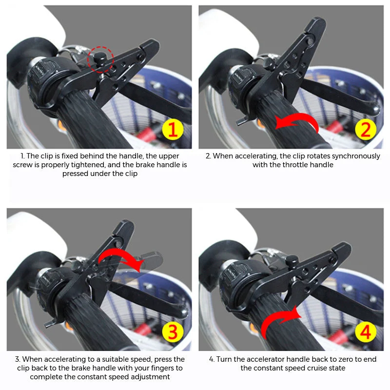 🏍🏍Universal Motorcycle Cruise Control Throttle Lock Assist - Image 3