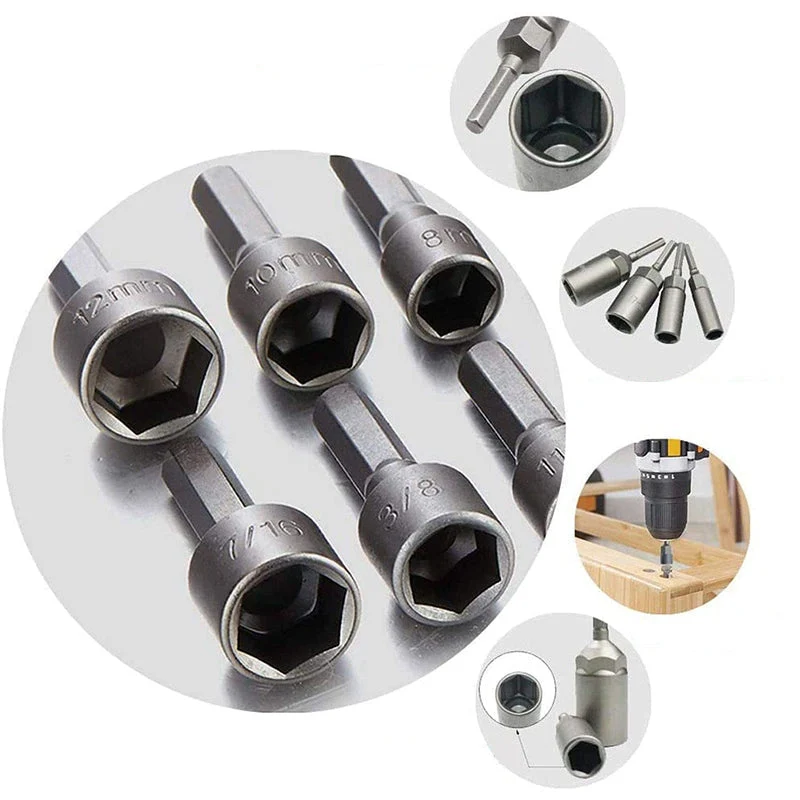 14Pcs Quick Release Magnetic Nut Setter Set - Image 4