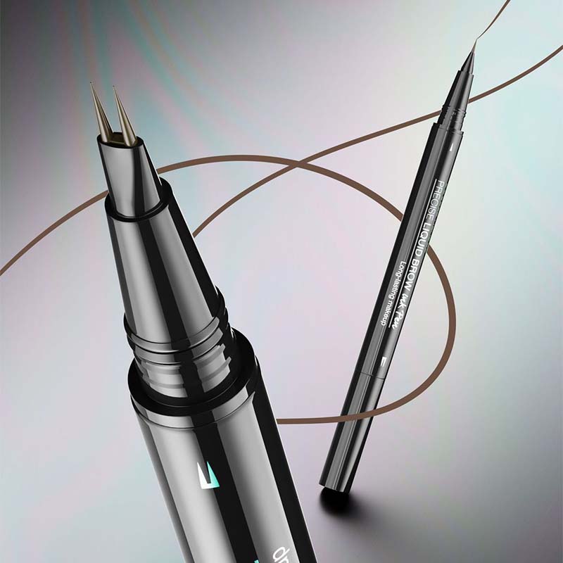 2-in-1 Dual-Ended Eyebrow Pen with Micro-Fork-Tip Applicator and Precise Brush-Tip - Image 10