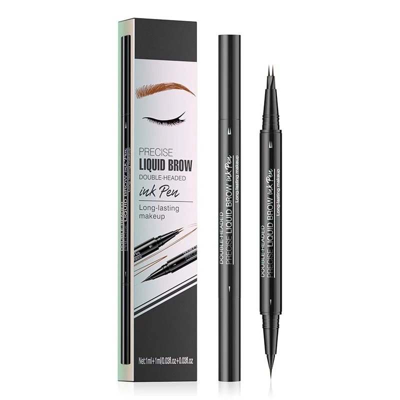 2-in-1 Dual-Ended Eyebrow Pen with Micro-Fork-Tip Applicator and Precise Brush-Tip - Image 12
