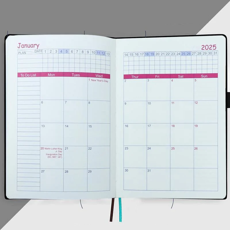 2025 One Day One Page Daily Planner – Your Ultimate Gift Calendar - Image 7