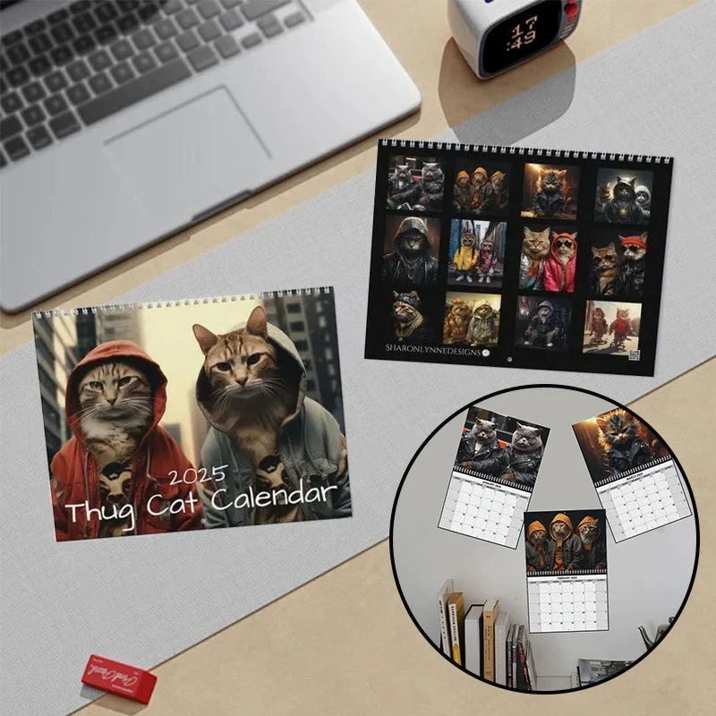 2025 Thug Cat Calendar - Image 2