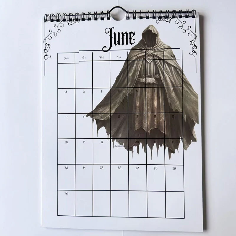 2025 Vintage Gothic Castle Theme Wall Calendar - Image 12
