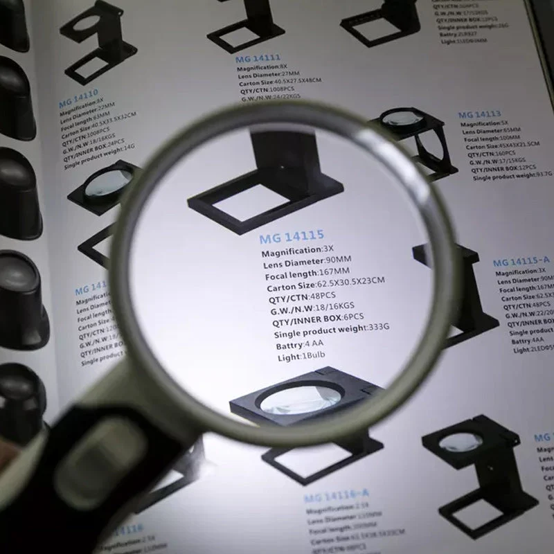 20X Optical Magnifying Glass With LED Light - Image 4