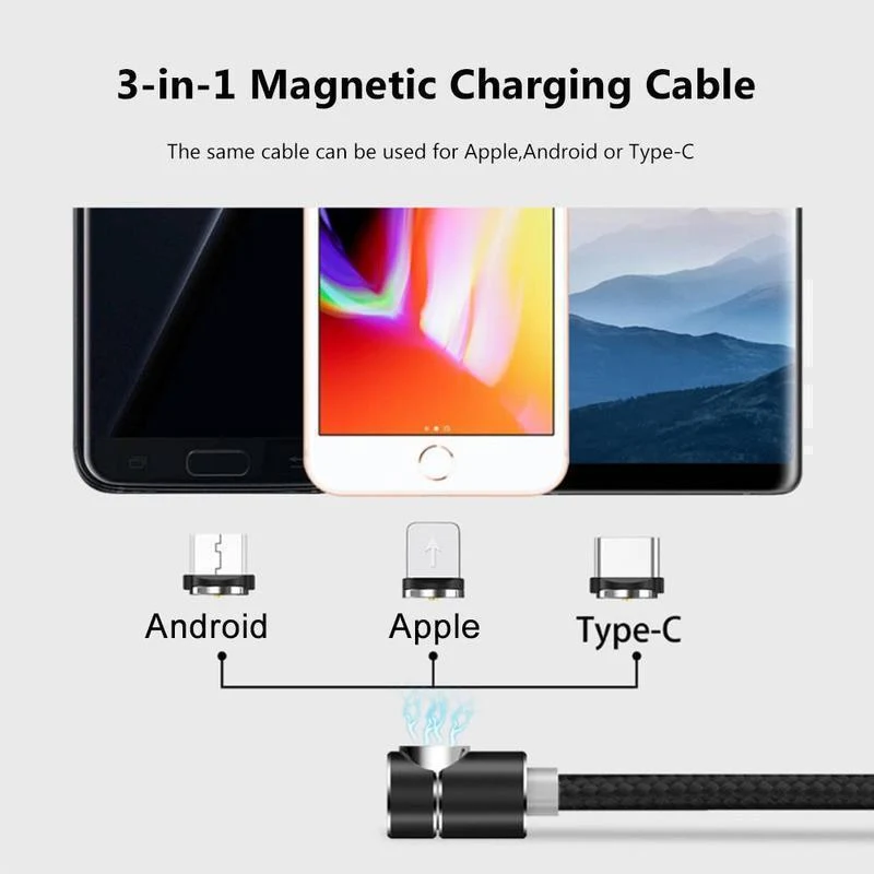 3-in-1 Magnetic Charging Cable - Image 3