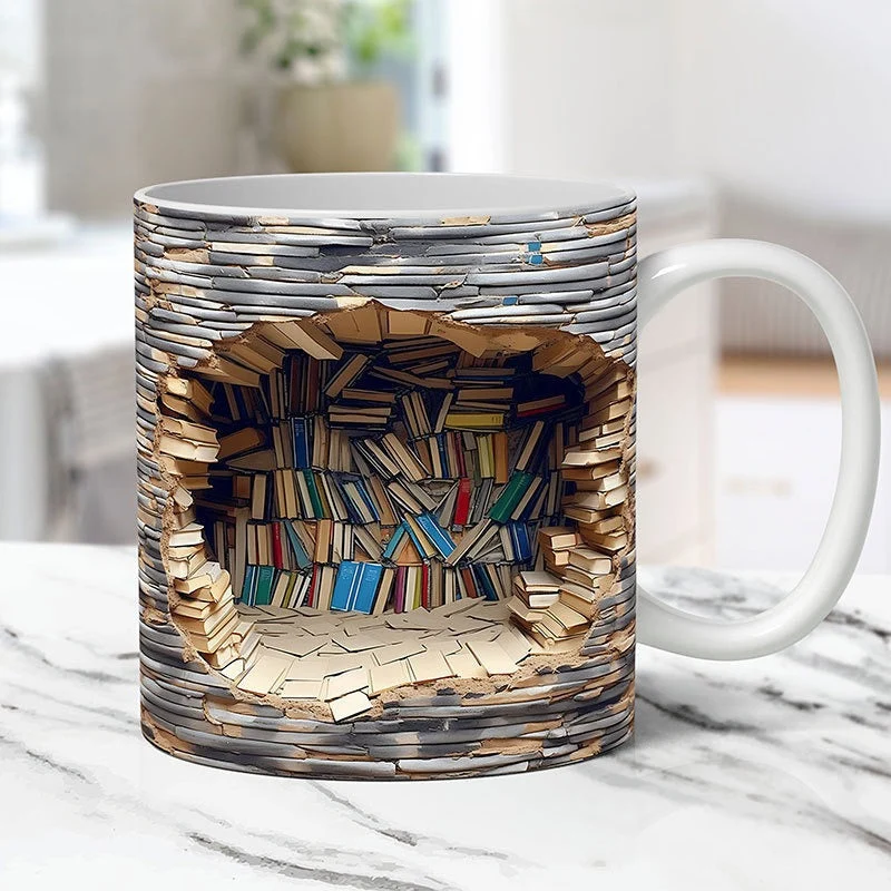 3D Bookshelf Mug - Image 15