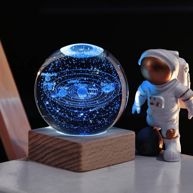3D Galaxy Crystal Ball Nightlight Decorlamp - Image 9