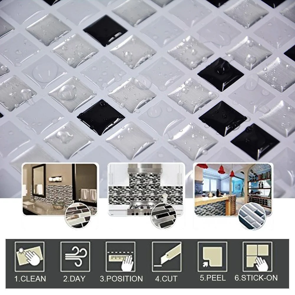 3D Mosaic Tile Self-adhesive Stickers - Image 8
