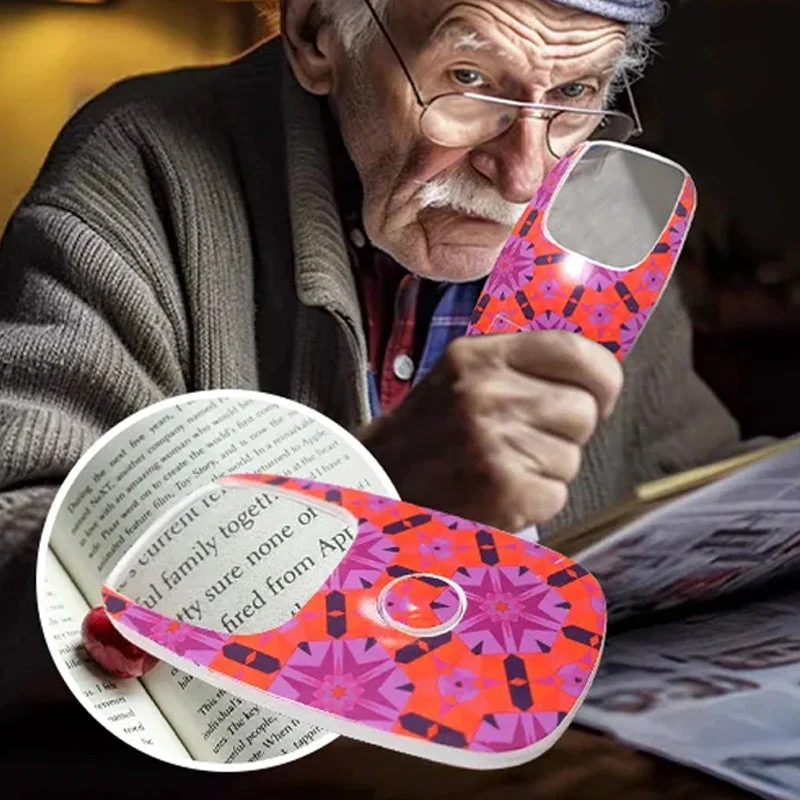 5X HD magnifying glass with LED light - Image 7