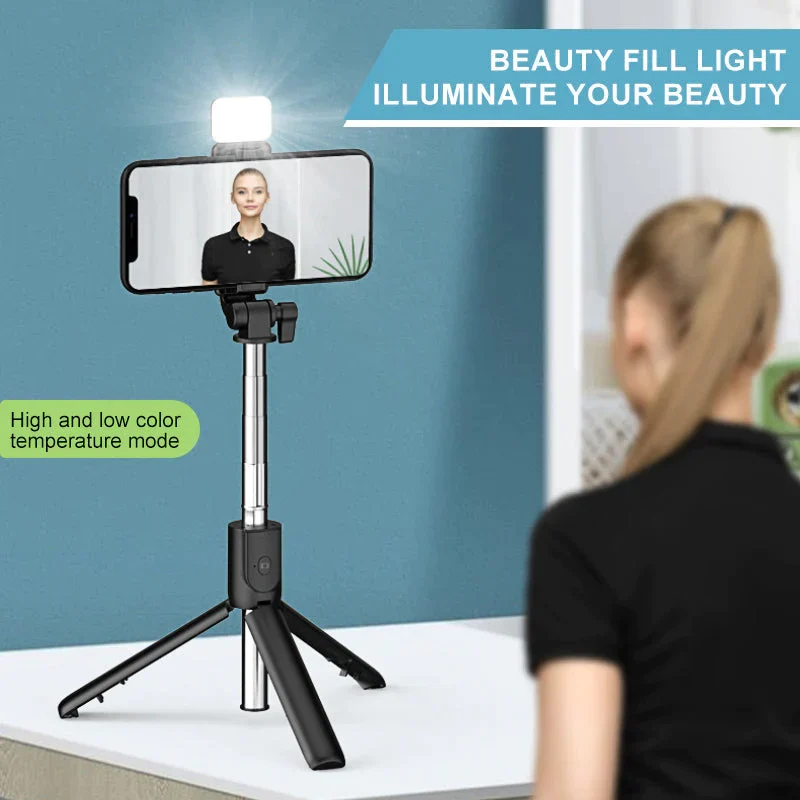 6 In 1 Wireless Bluetooth Selfie Stick - Image 9
