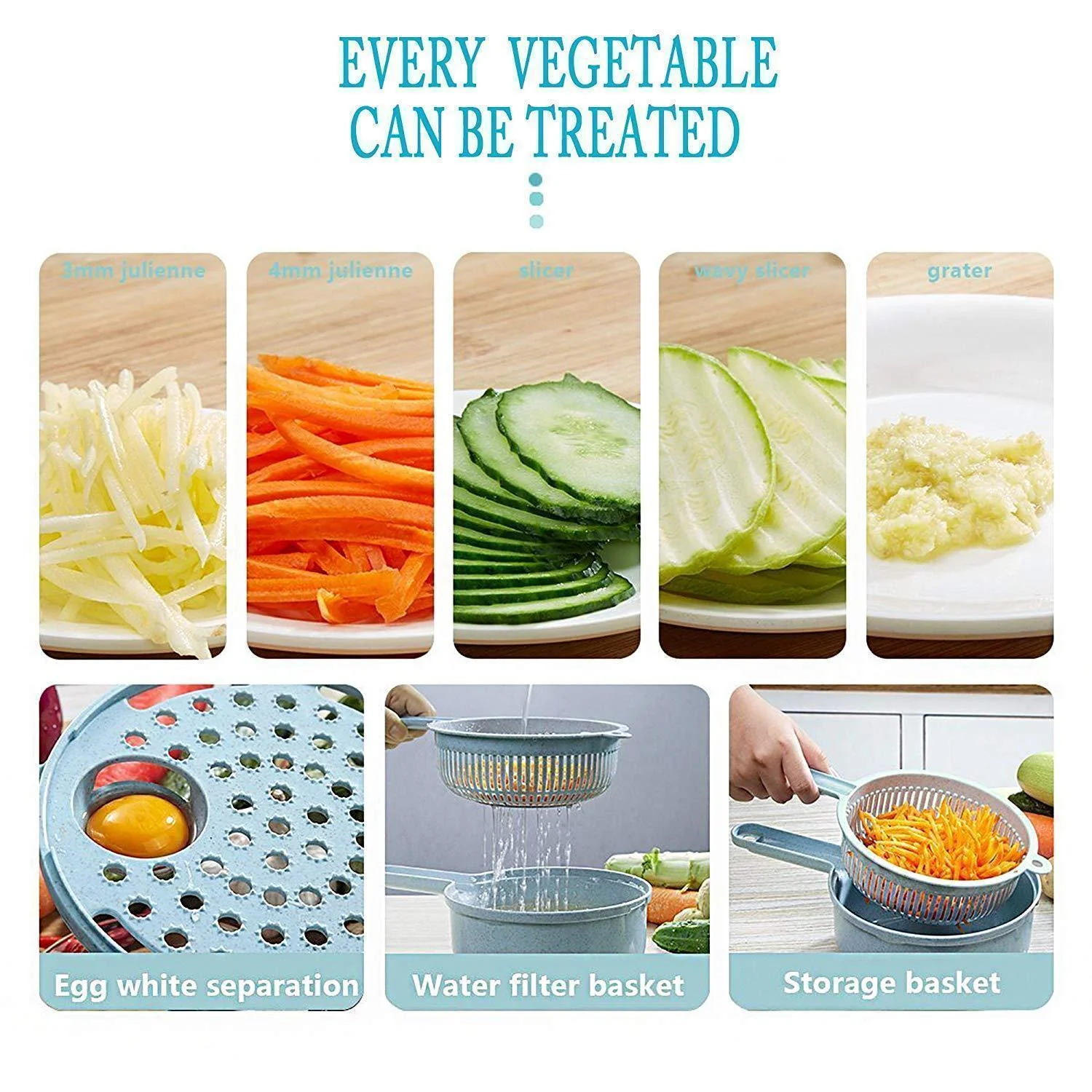 12-IN-1 Multi-Function Vegetable Slicer - Image 4