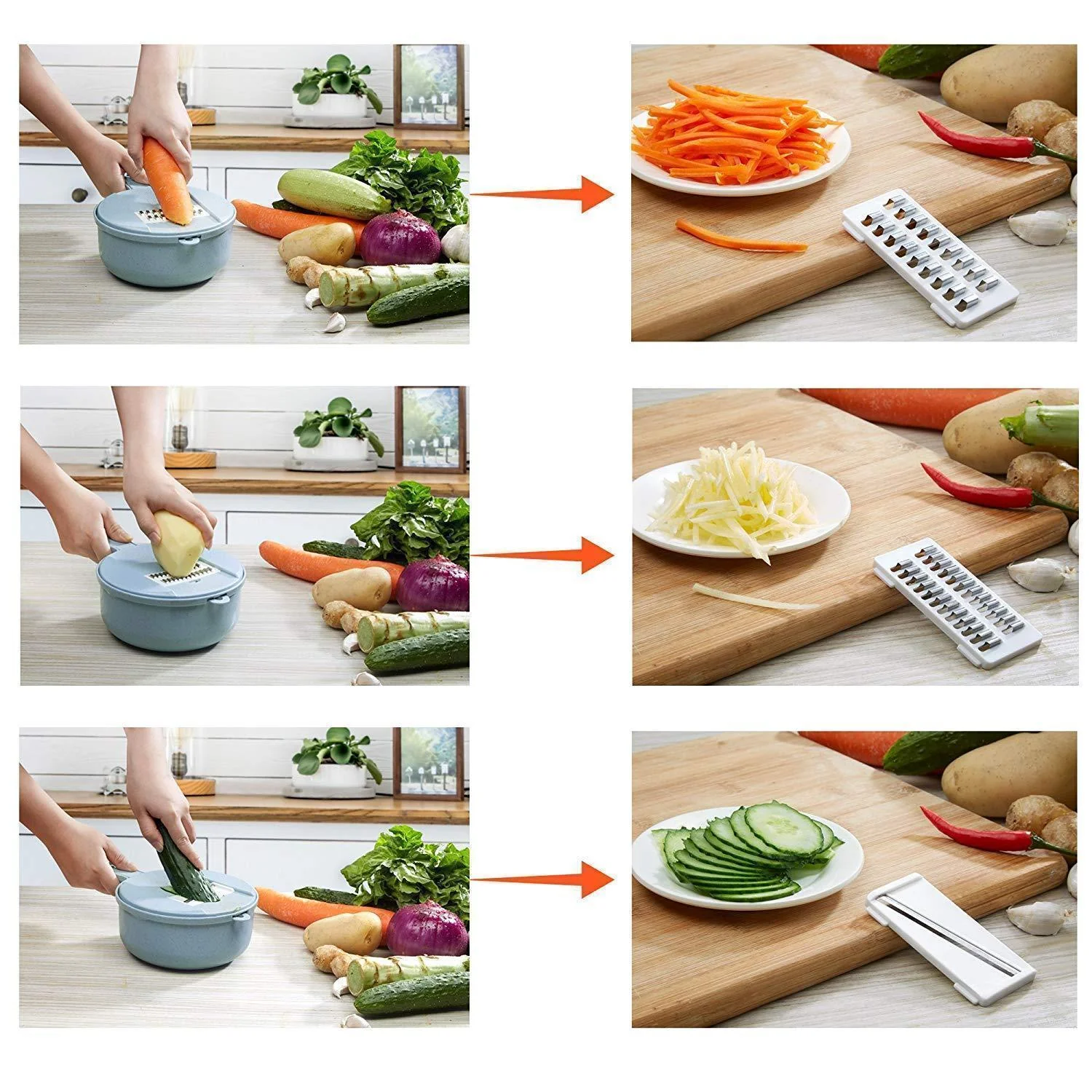 12-IN-1 Multi-Function Vegetable Slicer - Image 7