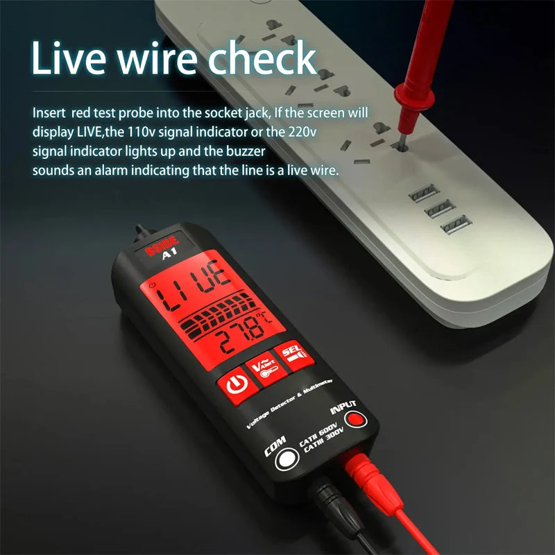 A1 Fully Automatic Anti-Burn Intelligent Digital Multimeter - Image 10