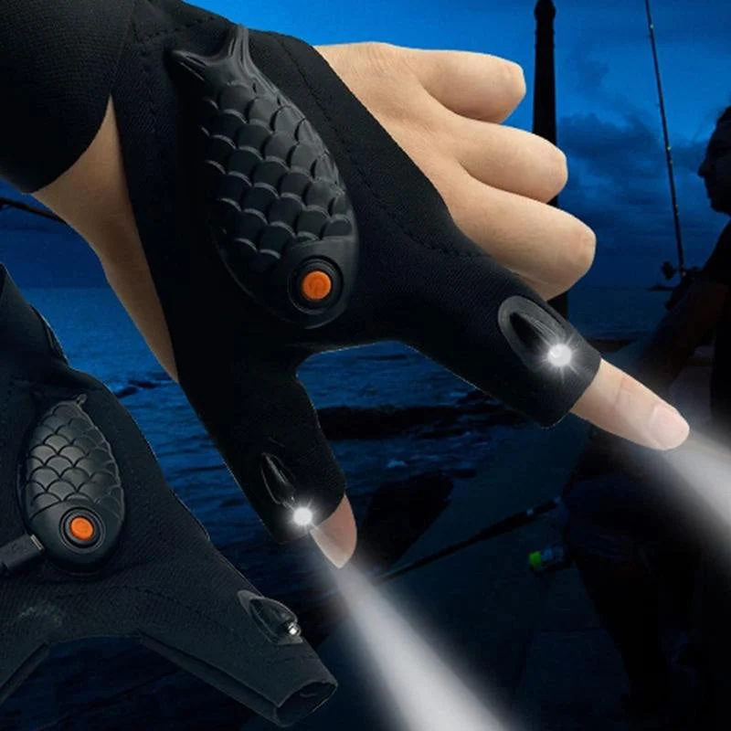 Adjustable LED Flashlight Gloves (1 pair) - Image 11