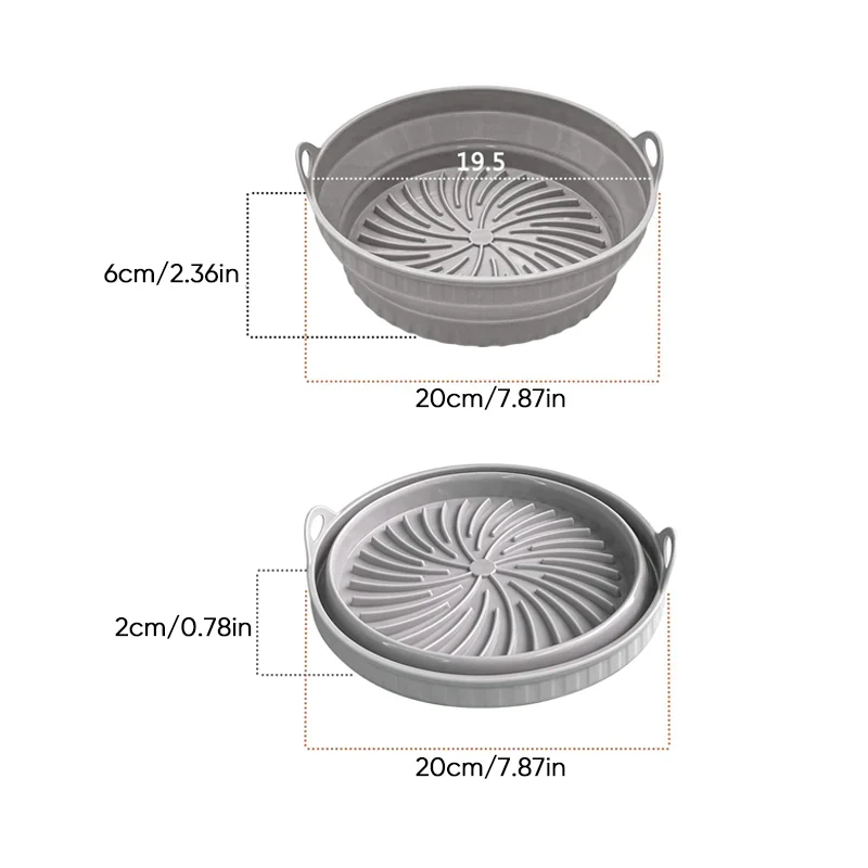 Air Fryer Silicone Grill Pan - Image 9