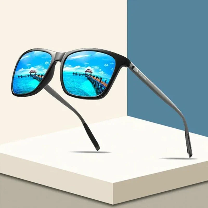 Aluminum Magnesium Frame Polarized Sunglasses - Image 2