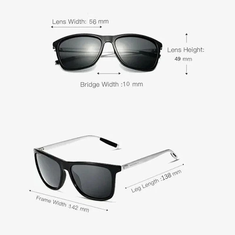 Aluminum Magnesium Frame Polarized Sunglasses - Image 9