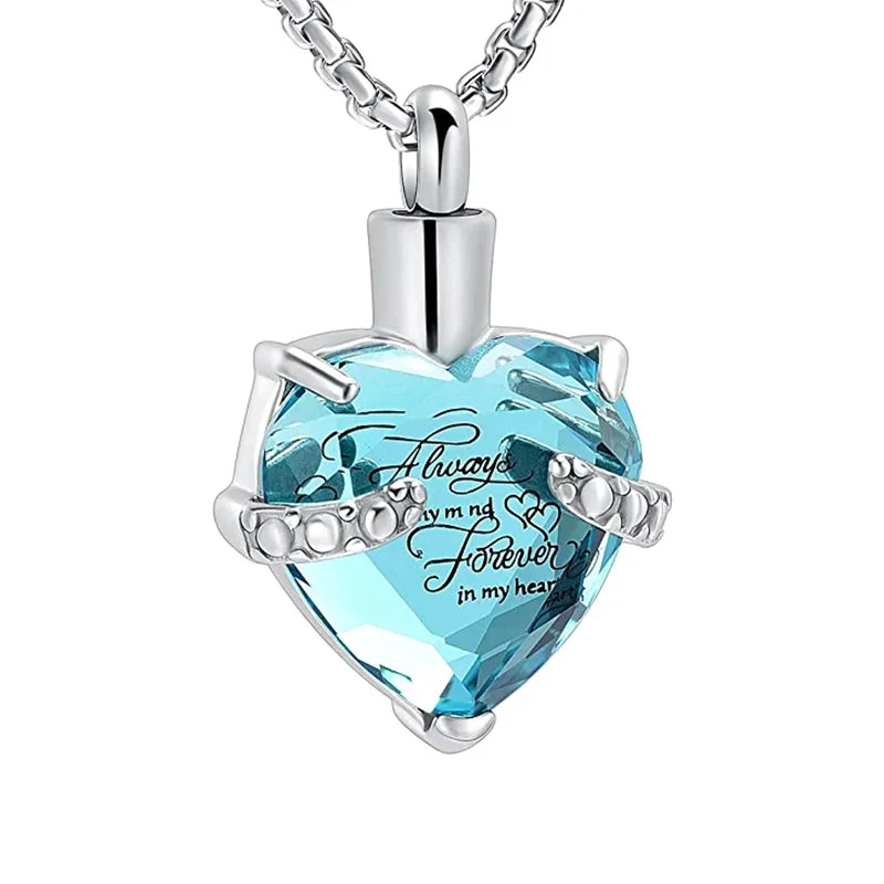 Always on My Mind Forever in My Heart-Urn Necklace - Image 16