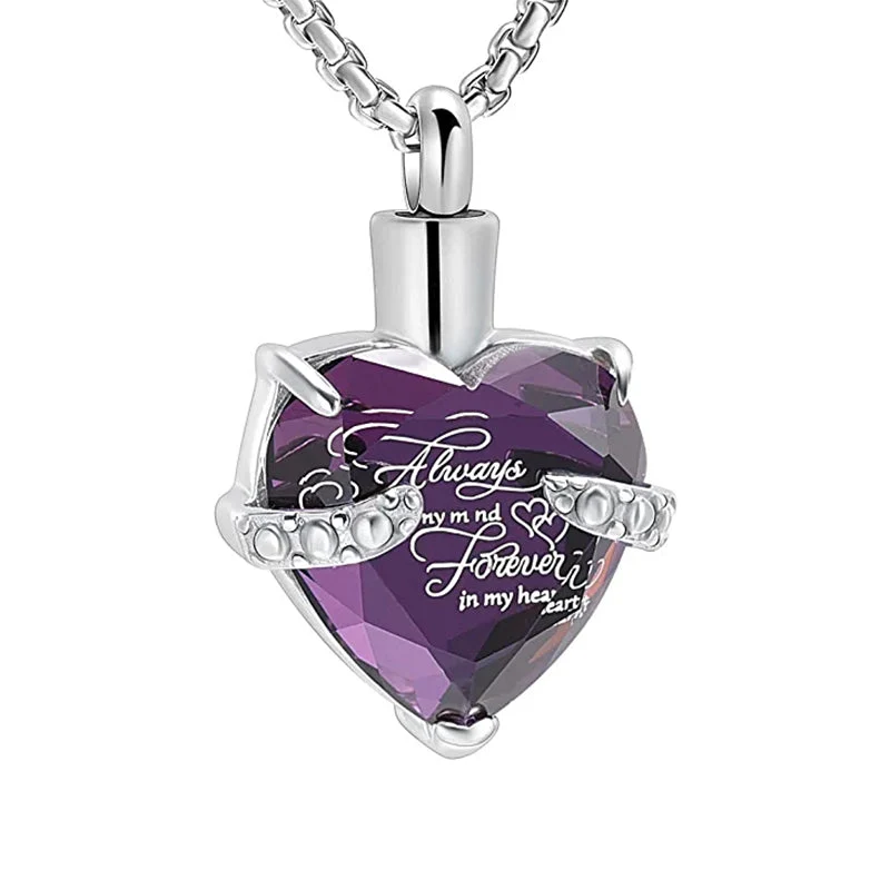Always on My Mind Forever in My Heart-Urn Necklace - Image 17