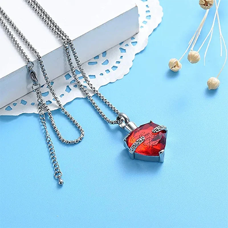 Always on My Mind Forever in My Heart-Urn Necklace - Image 4