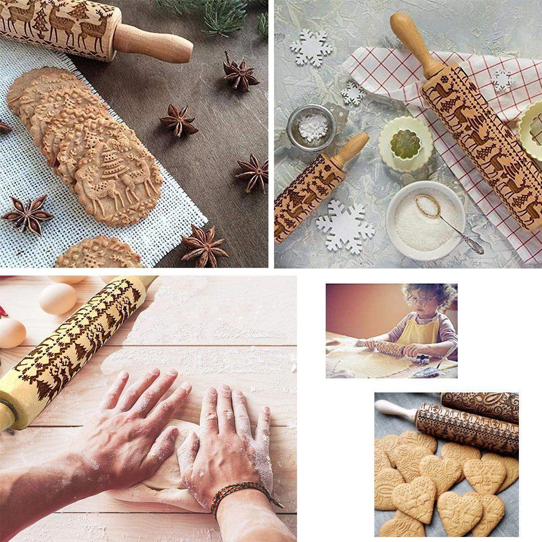 Amazing Christmas Embossing Rolling Pin - Image 4