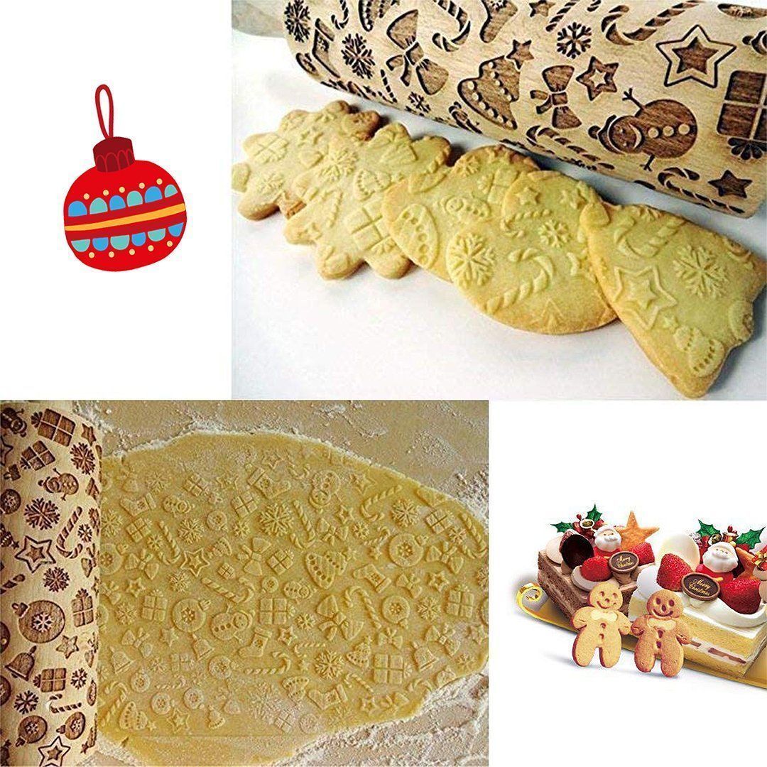 Amazing Christmas Embossing Rolling Pin - Image 5