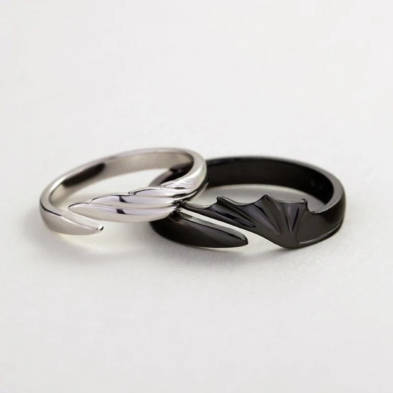Angel And Demon Couple Ring - Image 6