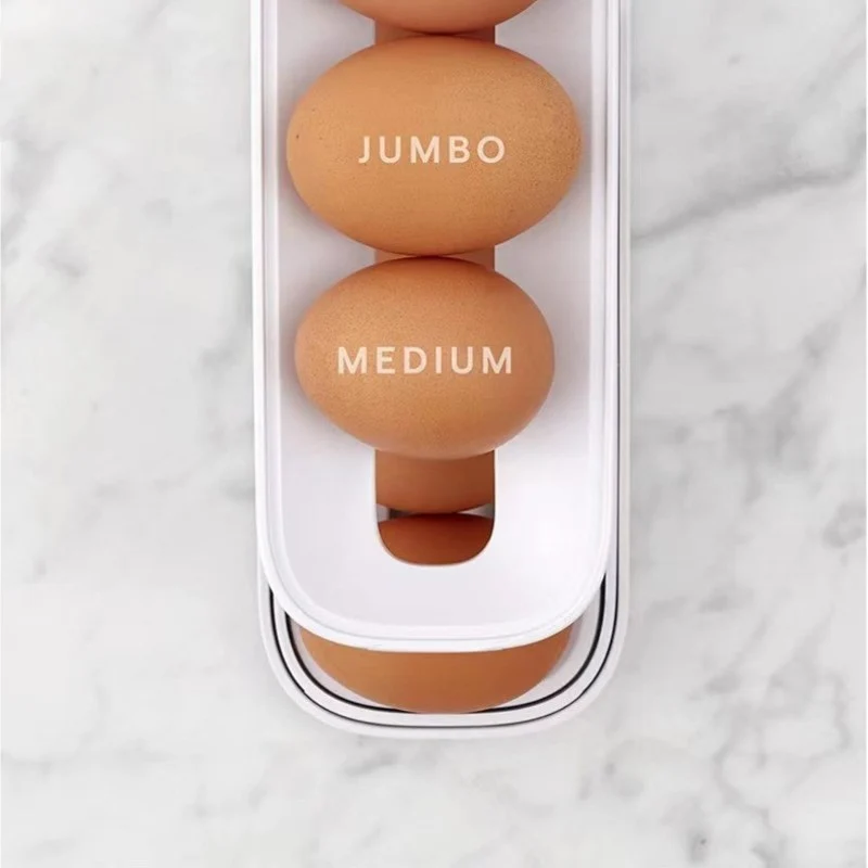 Automatic Scrolling Egg Rack Holder Storage Box - Image 5