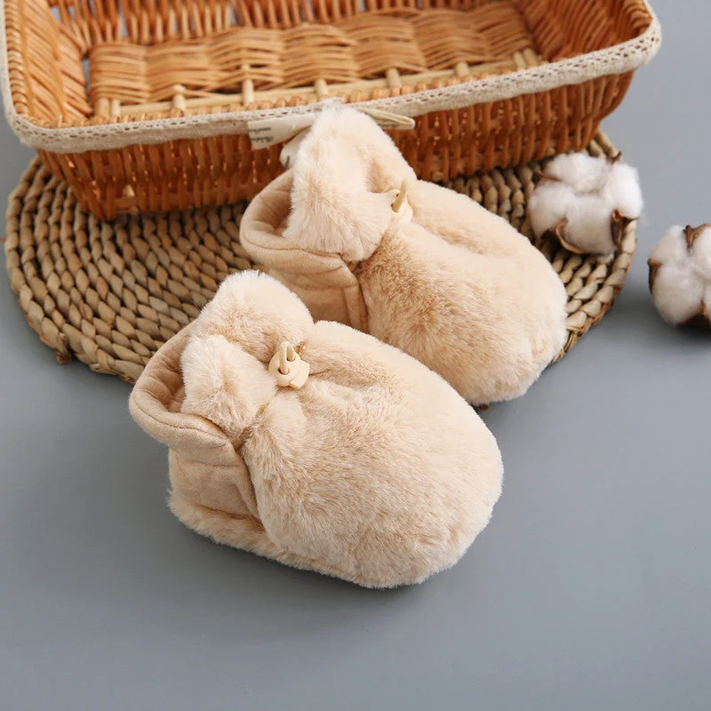 Baby Cartoon Plush Cotton Toddler Shoes - Image 12