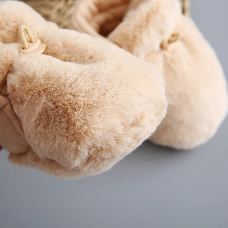 Baby Cartoon Plush Cotton Toddler Shoes - Image 4