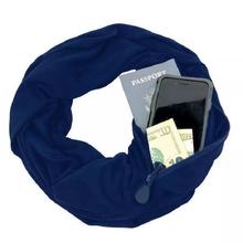 Bequee Winter Scarf With Zipped Pocket - Image 8