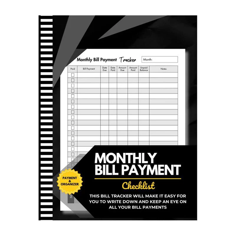 Bill Tracker Notebook & Cleaning Schedule Checklist - Image 7