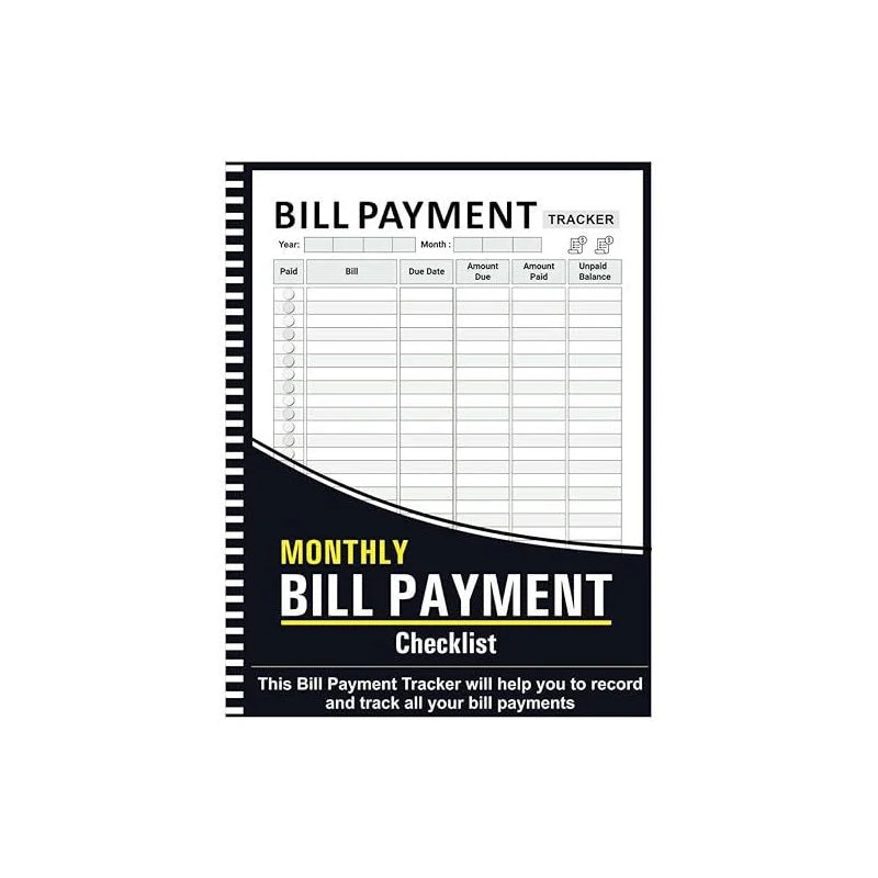 Bill Tracker Notebook & Cleaning Schedule Checklist - Image 8