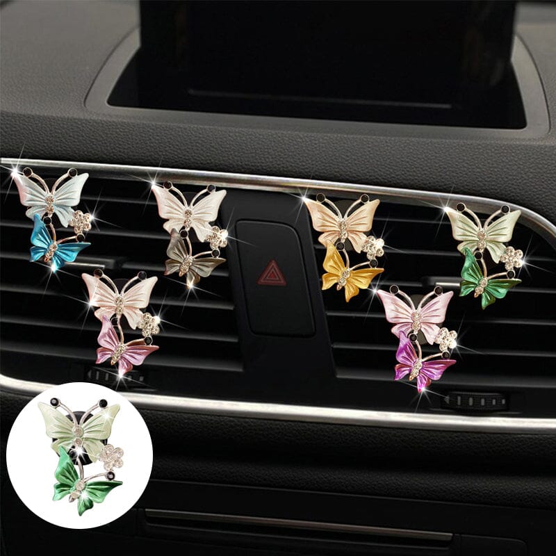 Bling Butterfly Car Accessories, Cute Car Air Freshener - Image 2