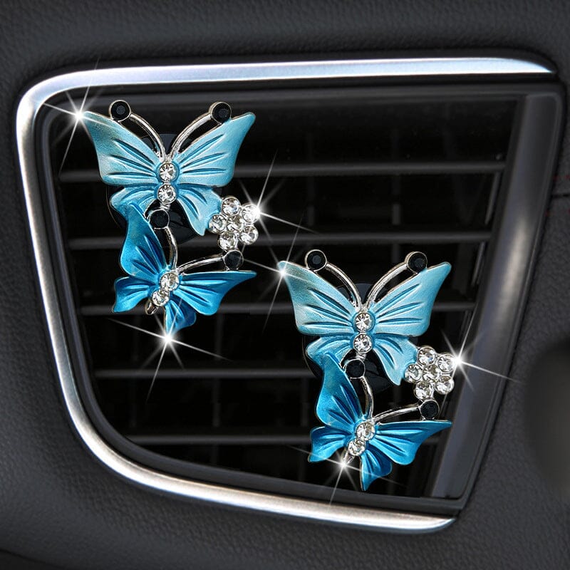 Bling Butterfly Car Accessories, Cute Car Air Freshener - Image 4