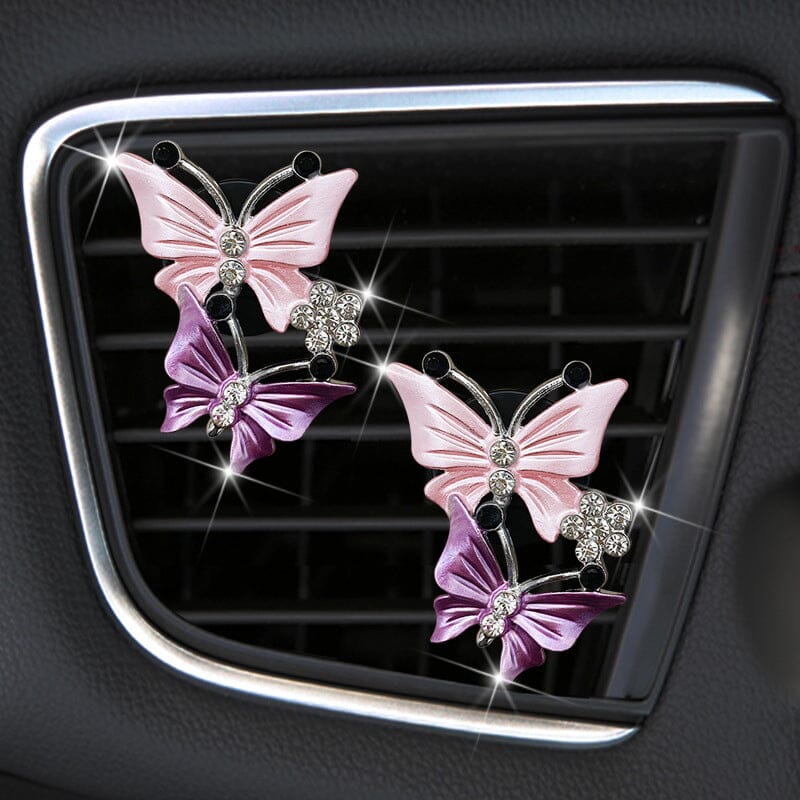 Bling Butterfly Car Accessories, Cute Car Air Freshener - Image 5