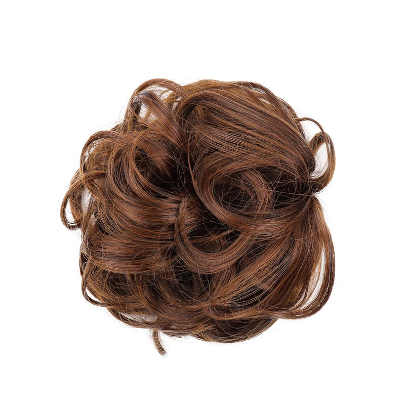 Bun Clipping Flower Bud Wig - Image 14