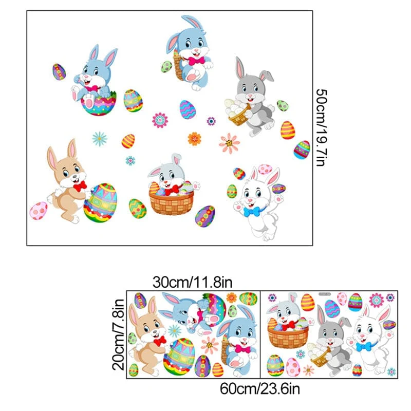 Bunny Egg Wall Sticker（2 pcs） - Image 10