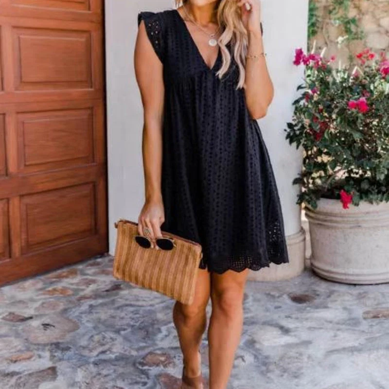 California Lace Dress Romper - Image 12