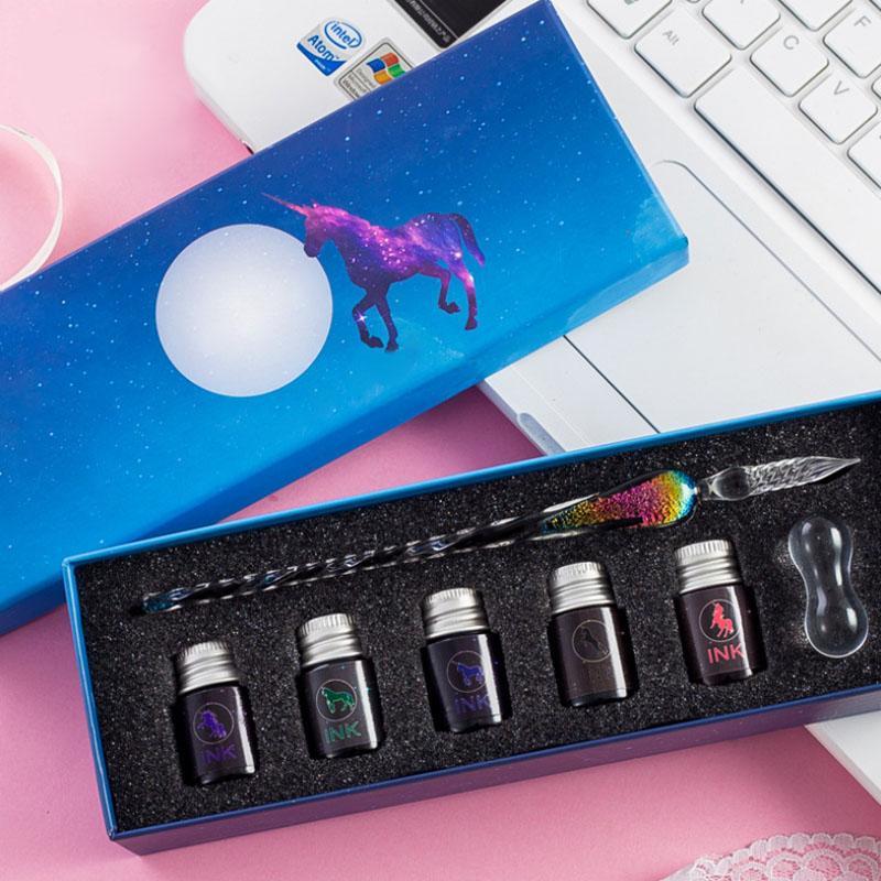 Calligraphy Pen Set with Ink and Pen Holder - Image 11