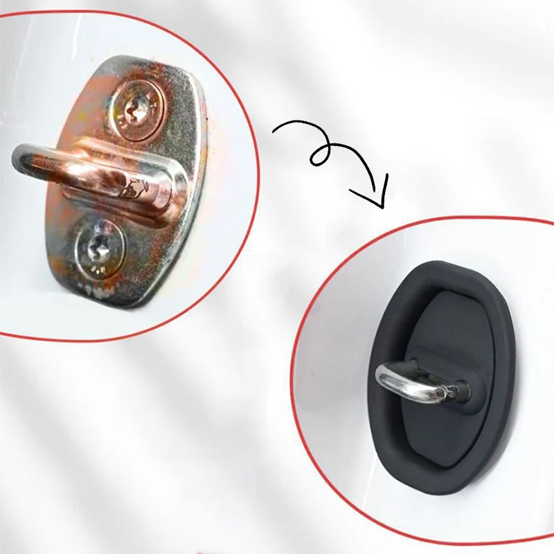Car Door Lock Protective Cover (4 PCS) - Image 4