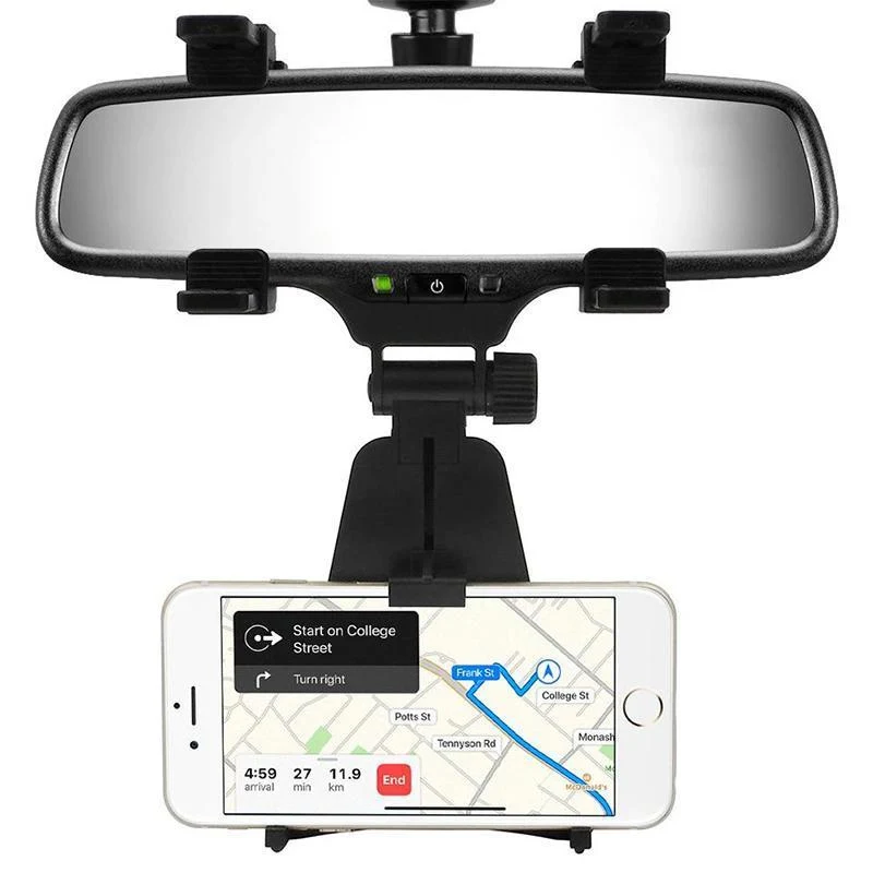 Car Rear View Mirror Phone Holder - Image 7