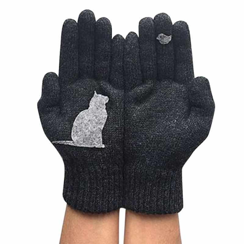 Cat Fan Cotton Gloves - Image 2