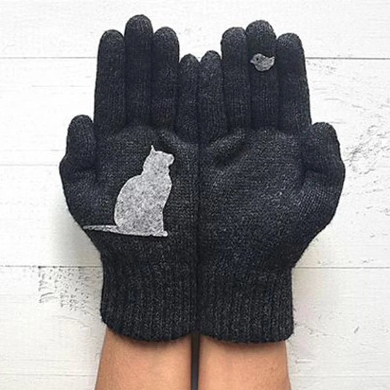 Cat Fan Cotton Gloves - Image 7