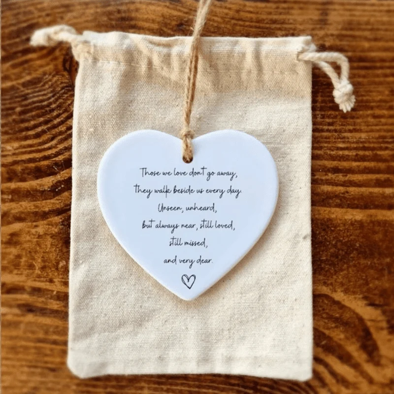 Ceramic Heart Quote card(GIft package) - Image 4