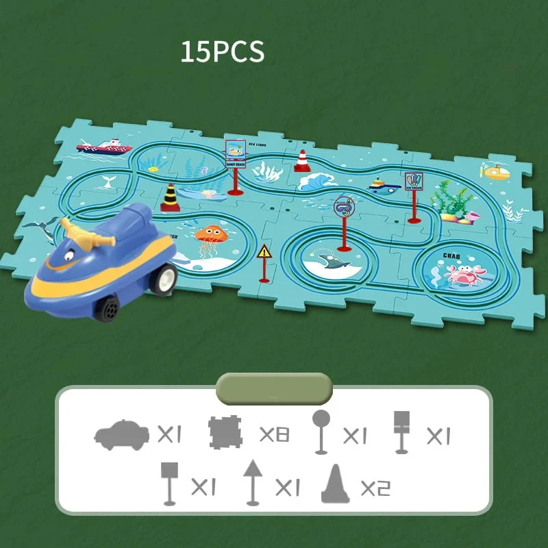 🧩Children's Educational Puzzle Track Car Play Set🧩 - Image 35