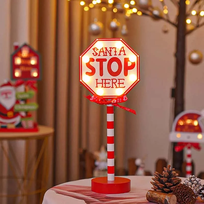 Christmas Street Sign Decoration Lights - Image 22