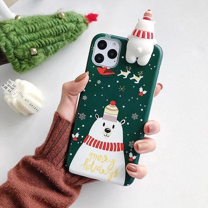 Christmas Theme Soft TPU Phone Cases - Image 10