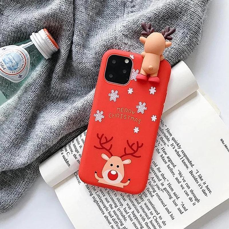 Christmas Theme Soft TPU Phone Cases - Image 11