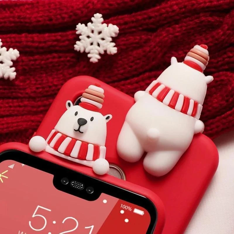 Christmas Theme Soft TPU Phone Cases - Image 5